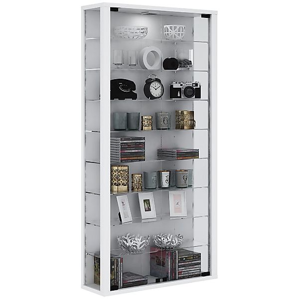 ebuy24 Vitrosa Maxi Vitrinenschrank Wandhängend mit 2 Glastüren und Licht W günstig online kaufen