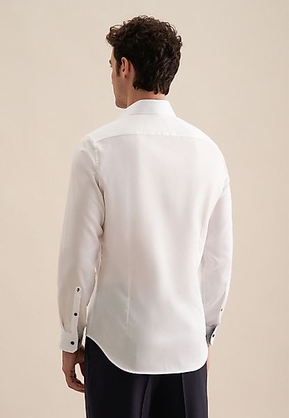 seidensticker Businesshemd "Slim", Slim Langarm Kentkragen Uni günstig online kaufen