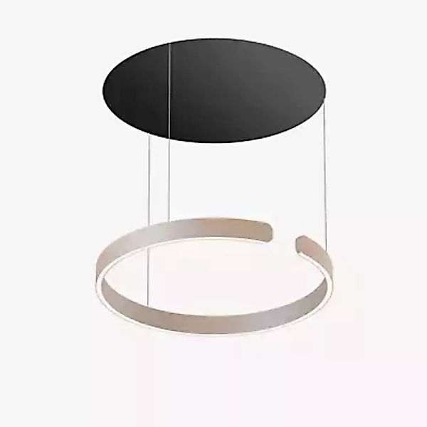 Occhio Mito Sospeso 60 Move Up Table Pendelleuchte LED, Kopf gold matt/Bald günstig online kaufen