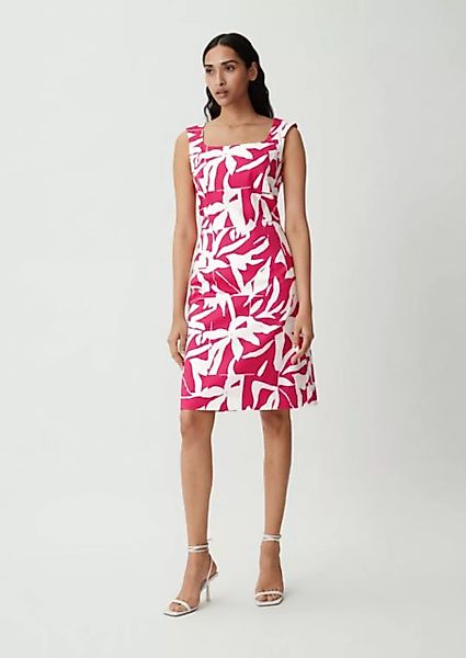 Comma Minikleid Kurzes Kleid aus Baumwollstretch Teilungsnähte günstig online kaufen