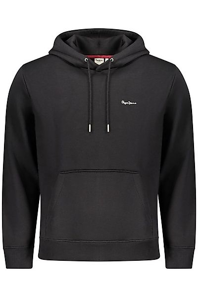 Pepe Jeans Sweatshirt Herren Kapuzen-Sweatshirt Schwarz aus 100% günstig online kaufen