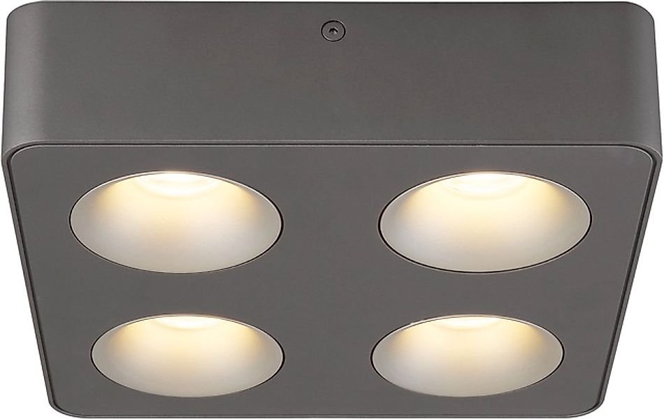GLOBO LIGHTING LED Deckenstrahler »HANGARAU« LED-Modul 1 Stk. Warmweiß Spot günstig online kaufen