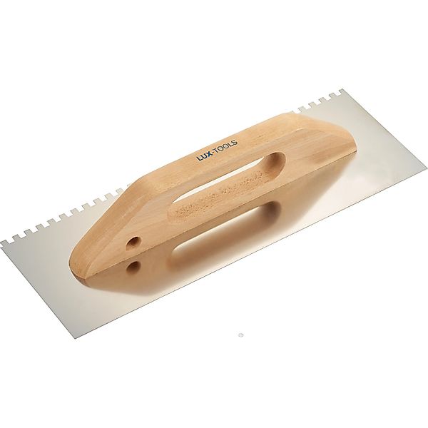 LUX-TOOLS Glättekelle 380 mm mit Zahnung 6 mm x 6 mm günstig online kaufen