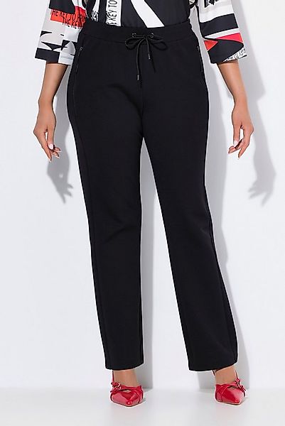 Ulla Popken Schlupfhose Sweathose Ziertaschen Elastikbund günstig online kaufen