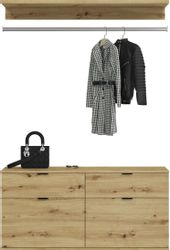 INOSIGN Garderoben-Set "Trondheim, Breite 212 cm, 5-teilig, bestehend aus:" günstig online kaufen