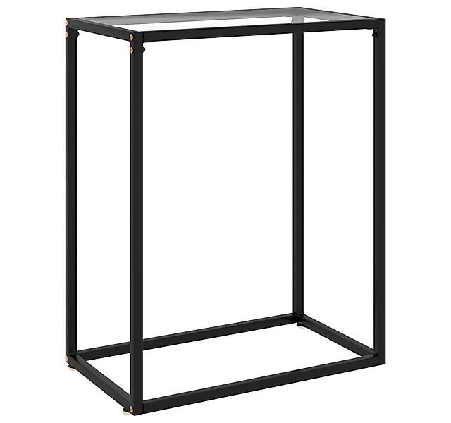 furnicato Konsolentisch Transparent 60x35x75 cm Hartglas (1-St) günstig online kaufen