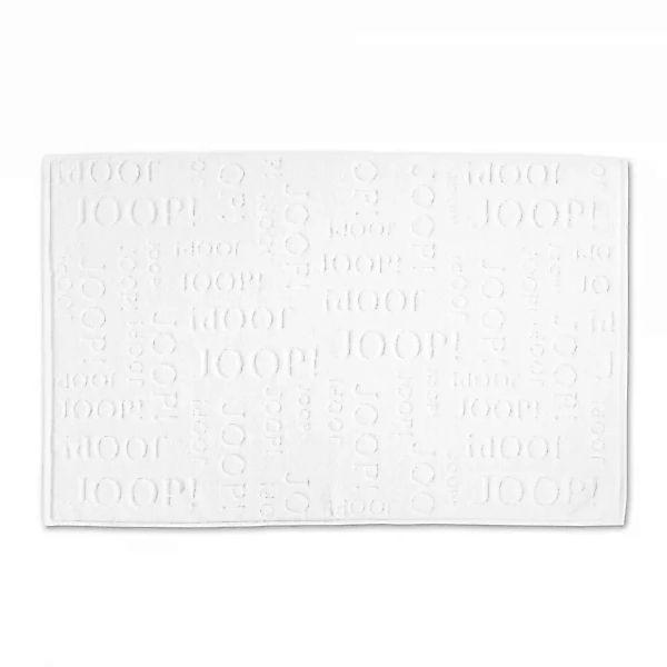 JOOP! Badematten Repeat 74 - Farbe: weiß - 01 - 65x115 cm günstig online kaufen