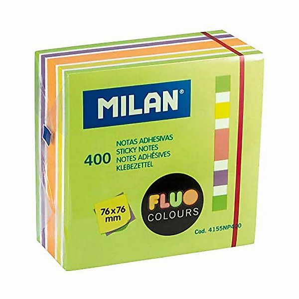 Schein Notizblock Milan Fluo Selbstklebend (7,6 X 7,6 Cm) günstig online kaufen