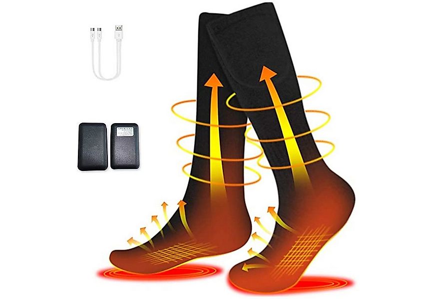 KINSI Funktionssocken Heizsocken Elektrisch,Wärmesocken mit intelligenter T günstig online kaufen