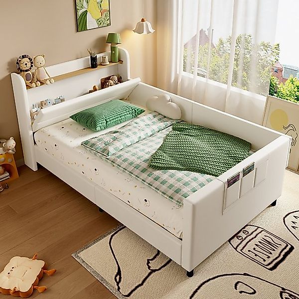 Rutaqian Polsterbett Kinder-Spleißbett, Polsterbett, Schlafsofa mit Metallb günstig online kaufen