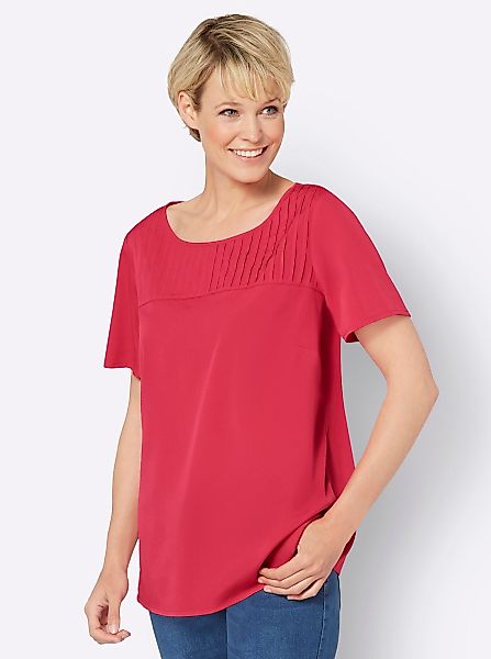 Sieh an! Klassische Bluse Schlupfbluse günstig online kaufen