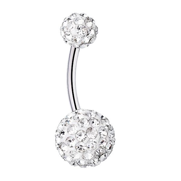 Paletti Bauchnabelpiercing Epoxykugeln Stab aus Titan, günstig online kaufen