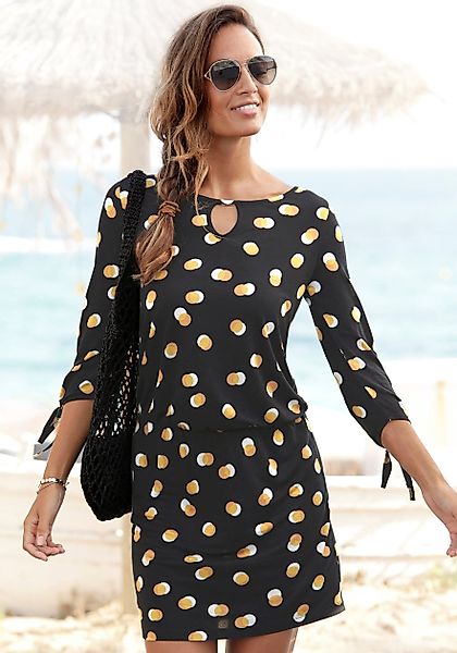 Buffalo Jerseykleid mit Bändern zum Knoten, günstig online kaufen