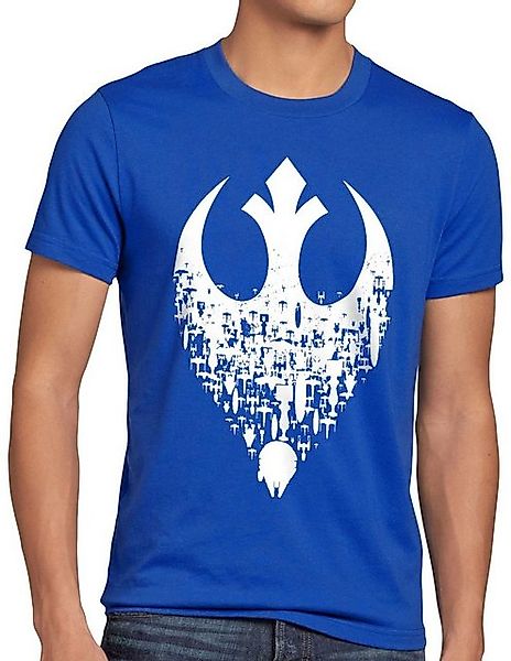 style3 T-Shirt Rebellen-Allianz Yavin xwing ywing star krieg wars der stern günstig online kaufen