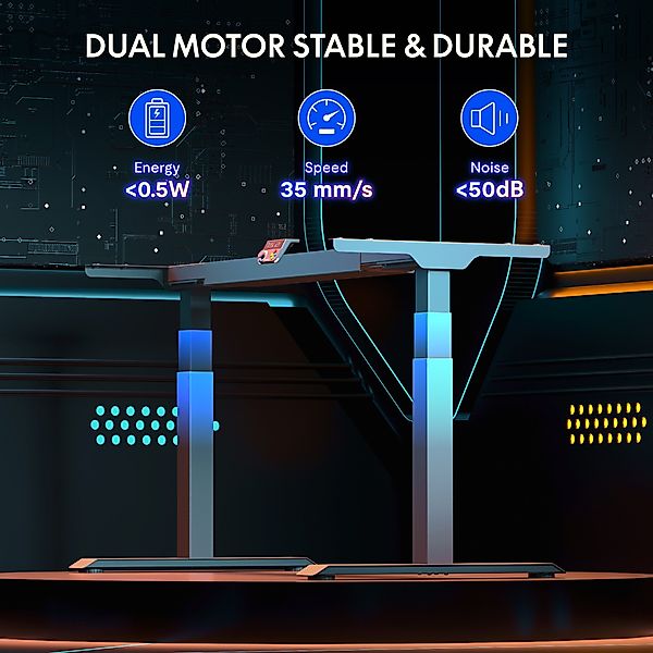 FLEXISPOT Schreibtisch Elektrisch höhenverstellbares Tischgestell E6 günstig online kaufen
