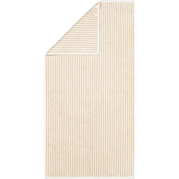 Cawö Handtücher Two-Tone Stripes 480 - Farbe: natur - 36 - Handtuch 50x100 günstig online kaufen
