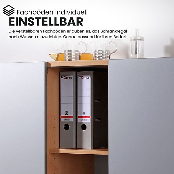 bümö Sideboard office Sideboard mit Schwebetür, günstig online kaufen