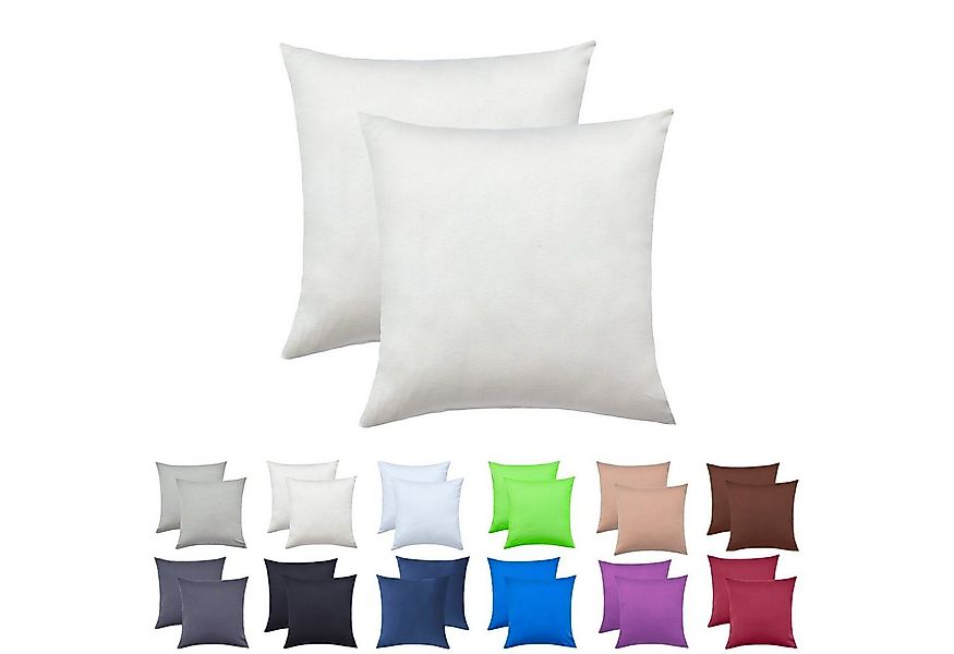 NatureMark Kissenbezüge 2er Pack Jersey Kissenbezug Kissenhülle, (2 Stück), günstig online kaufen