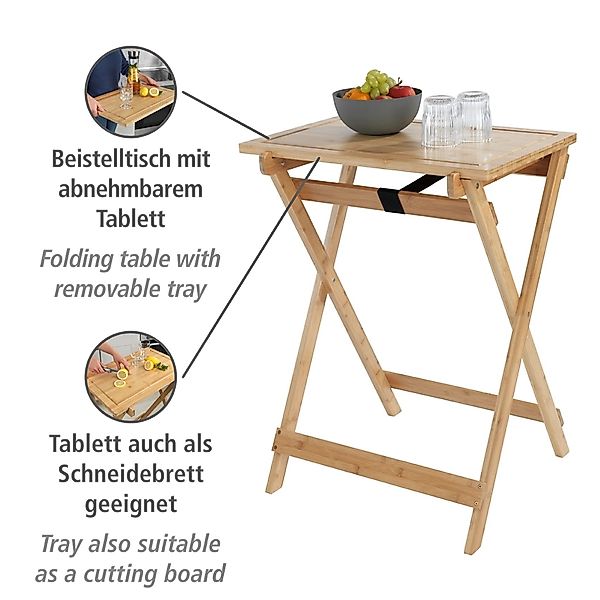 WENKO Klapptisch Modell Lugo, Beistelltisch mit günstig online kaufen
