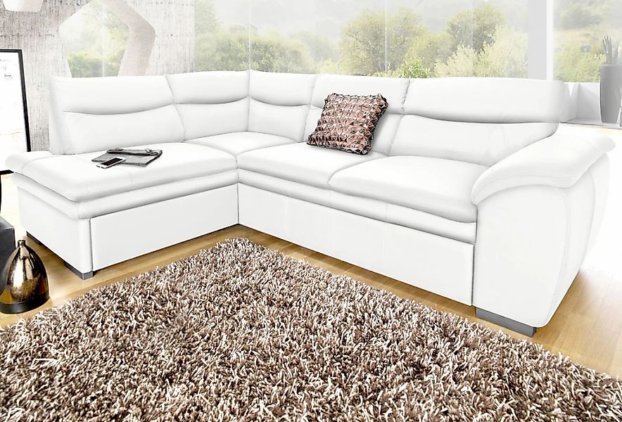COTTA Ecksofa "Leandra L-Form", wahlweise mit Bettfunktion & Bettkasten günstig online kaufen