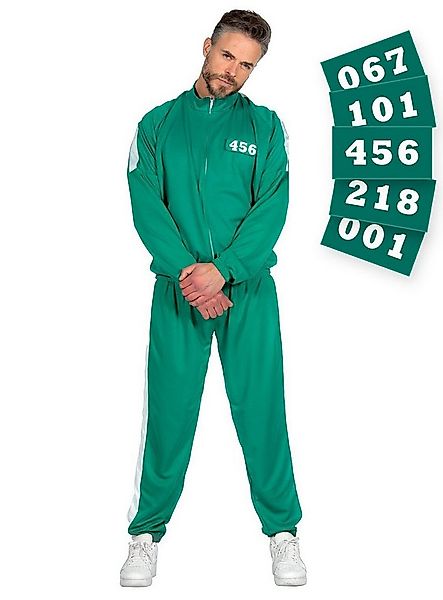 Metamorph Kostüm Squid Game Teilnehmer - Karneval Faschingskostüm, Der mark günstig online kaufen