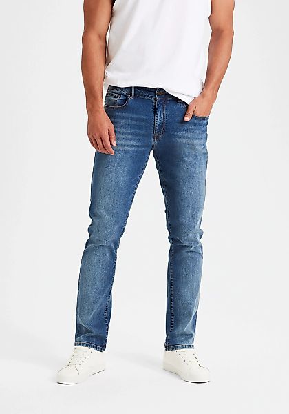 Buffalo 5-Pocket-Jeans Straight-fit mit normaler Bundhöhe, aus elastischer günstig online kaufen