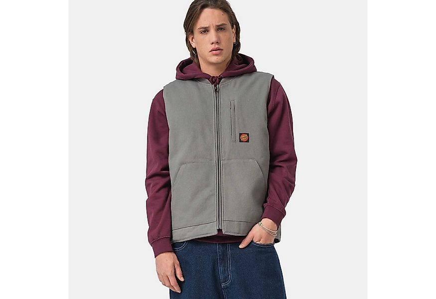 Santa Cruz Kurzweste CLASSIC LABEL VEST aus Baumwolle, sportlicher Stil, le günstig online kaufen