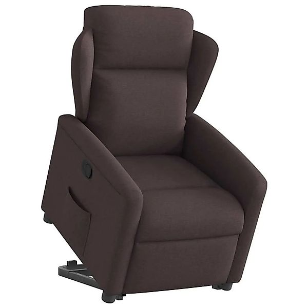vidaXL Relaxsessel mit Aufstehhilfe Dunkelbraun Stoff 3303139 günstig online kaufen