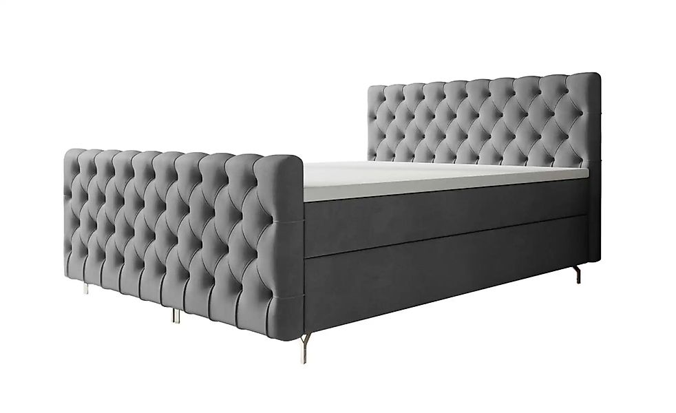 Boxbett mit Stauraum Chester ¦ grau ¦ Maße (cm): B: 180 H: 111 Betten > Kom günstig online kaufen