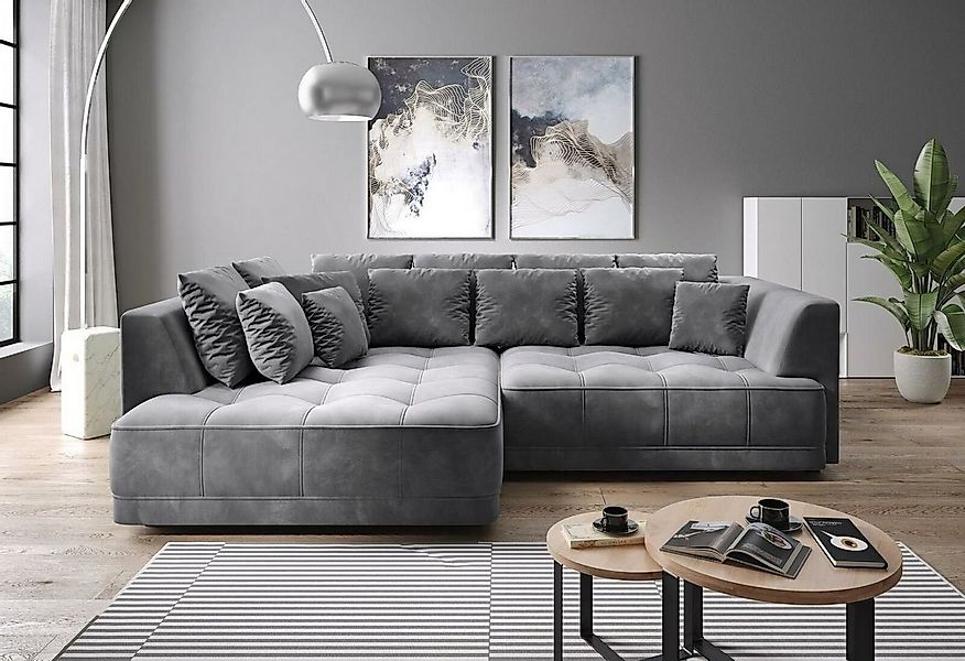 JVmoebel Ecksofa Sofa Textil Wohnlandschaft Ecksofa Sofas Couch Polster Eck günstig online kaufen