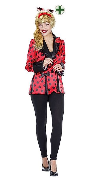 Karneval-Klamotten Kostüm Marienkäfer Damen Marienkäferjacke mit Fühler, Gl günstig online kaufen