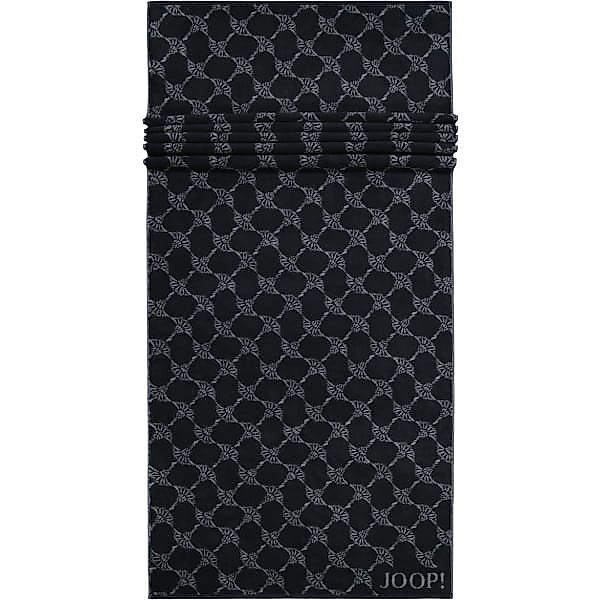 JOOP! Cornflower 1611 - Farbe: Schwarz - 90 - Saunatuch 80x200 cm günstig online kaufen
