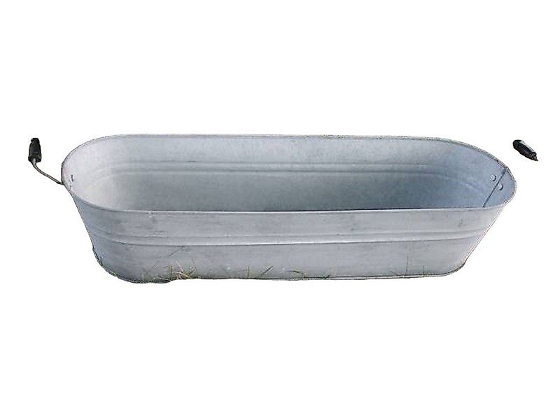 Deko-Impression Pflanzschale Zinkzuber Zinkwanne Pflanztopf Zinkbottich günstig online kaufen