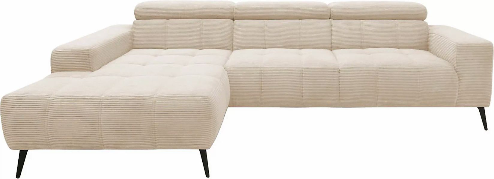 DOMO collection Ecksofa »Trento L-Form, mit Kufenfuß oder Einzelfuß«, wahlw günstig online kaufen
