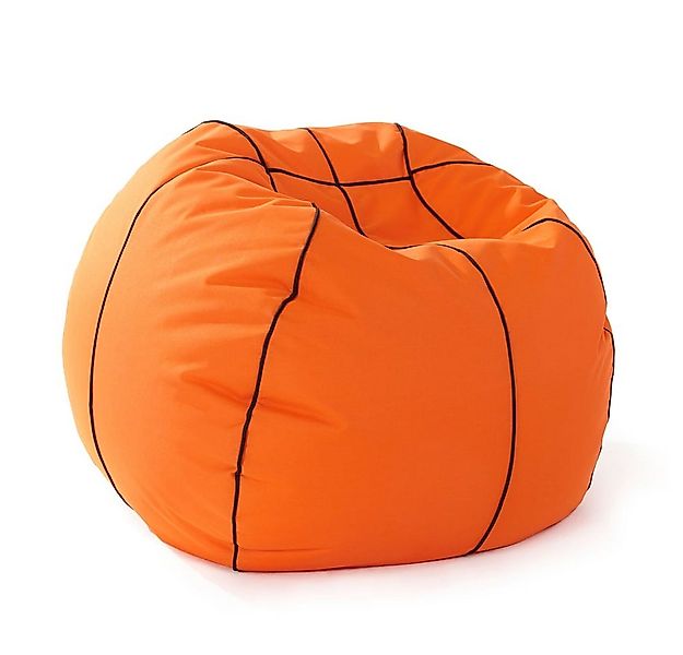 Lumaland Sitzsack Luxury Basketball Sitzkissen, Bodenkissen gaming Bean Bag günstig online kaufen