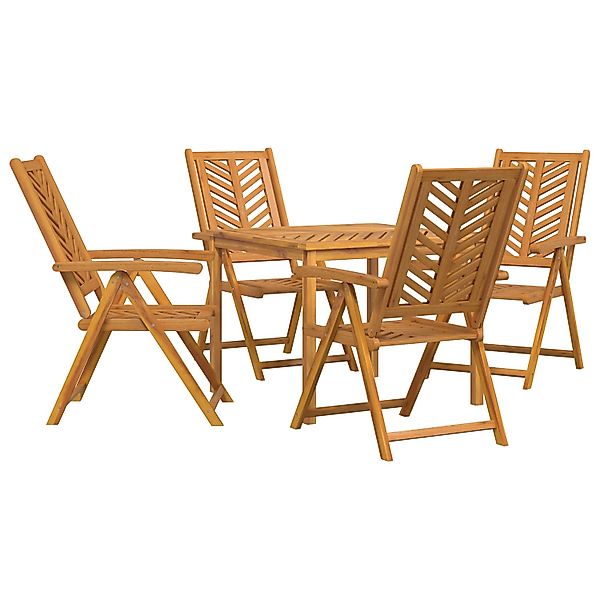 vidaXL 5-Teilige Garten Essgruppe Massivholz Akazie 3154122 günstig online kaufen