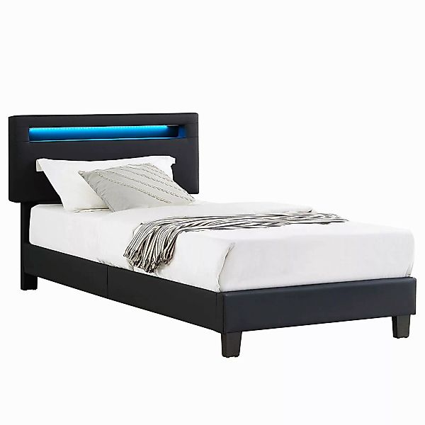 CARO-Möbel Polsterbett BENITO, Polsterbett 90x200 cm günstig online kaufen