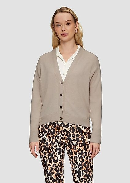 s.Oliver Cardigan Strickjacke Strickjacke aus Kaschmirmix günstig online kaufen