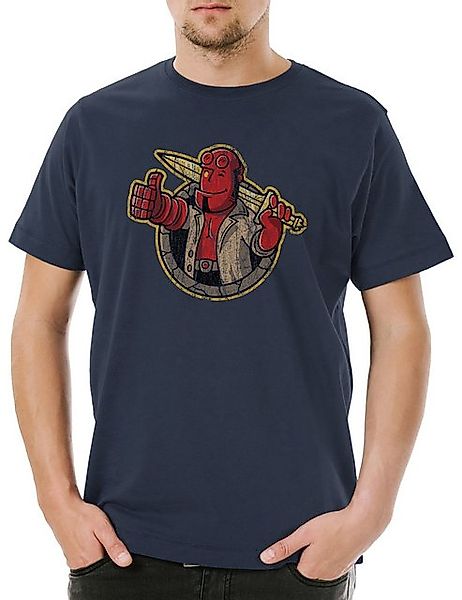 Urban Backwoods Print-Shirt Urban Backwoods Hell B Herren T-Shirt Navy Größ günstig online kaufen