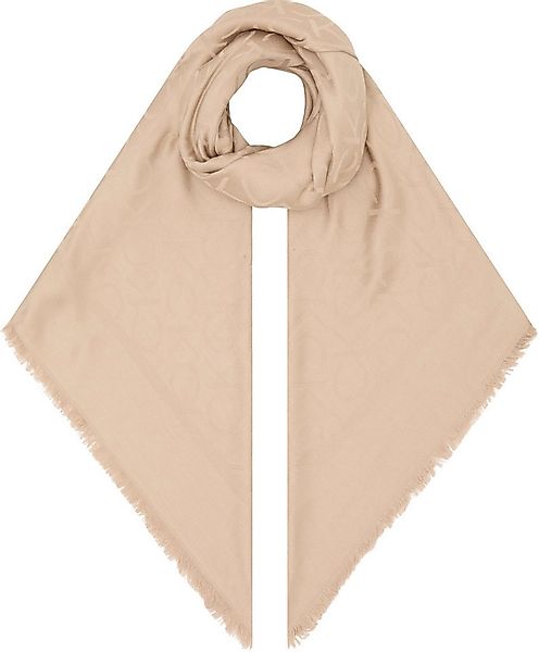 Calvin Klein Schal SHINY JACQUARD MONOGRAM SQUARE, mit Logo-Jacquardmuster günstig online kaufen