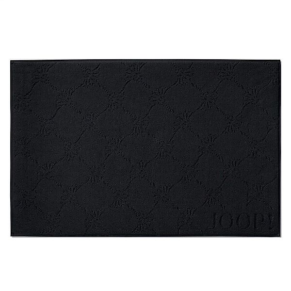 Joop! Badematte Duschvorleger Uni Cornflower 1670-906 Schwarz 50x80 günstig online kaufen