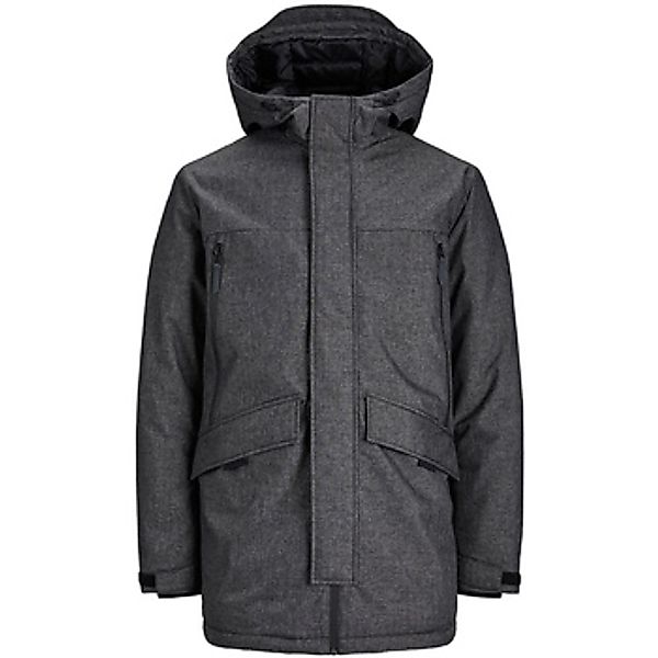 Jack & Jones  Parkas Jacke BLACK Gefütterter Parka mit Kapuze günstig online kaufen