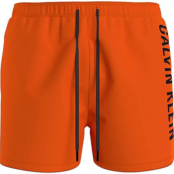 Calvin Klein Underwear Mittelgroße Badeshorts Mit Kordelzug S Orange Alert günstig online kaufen