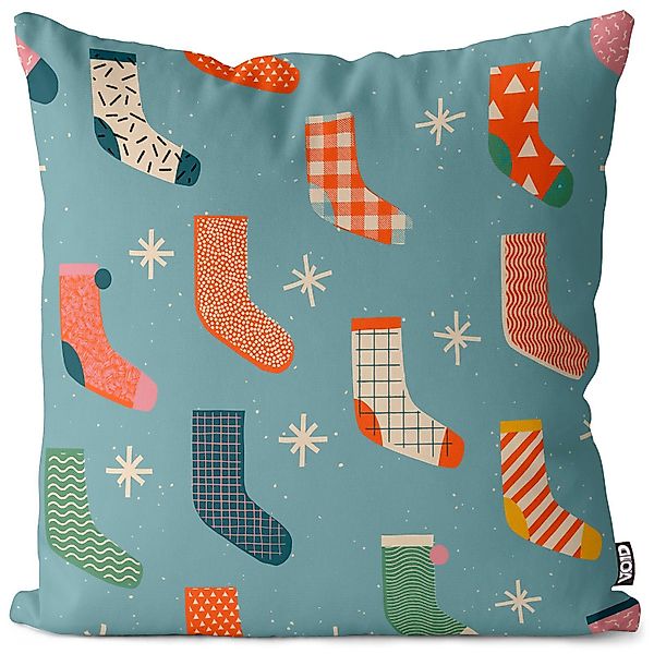 VOID Kissenbezug, (1 Stück), Vintage Weihnachtssocken günstig online kaufen