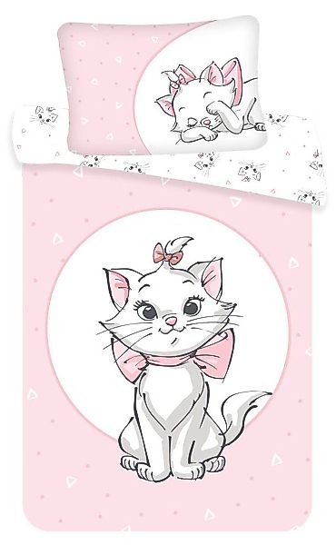 Disney Kinderbettwäsche Bettwäsche Marie Aristocats 100x135 günstig online kaufen