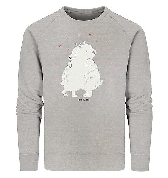 Mr. & Mrs. Panda Longpullover Eisbär Umarmen Größe L - Heather Grey - Gesch günstig online kaufen