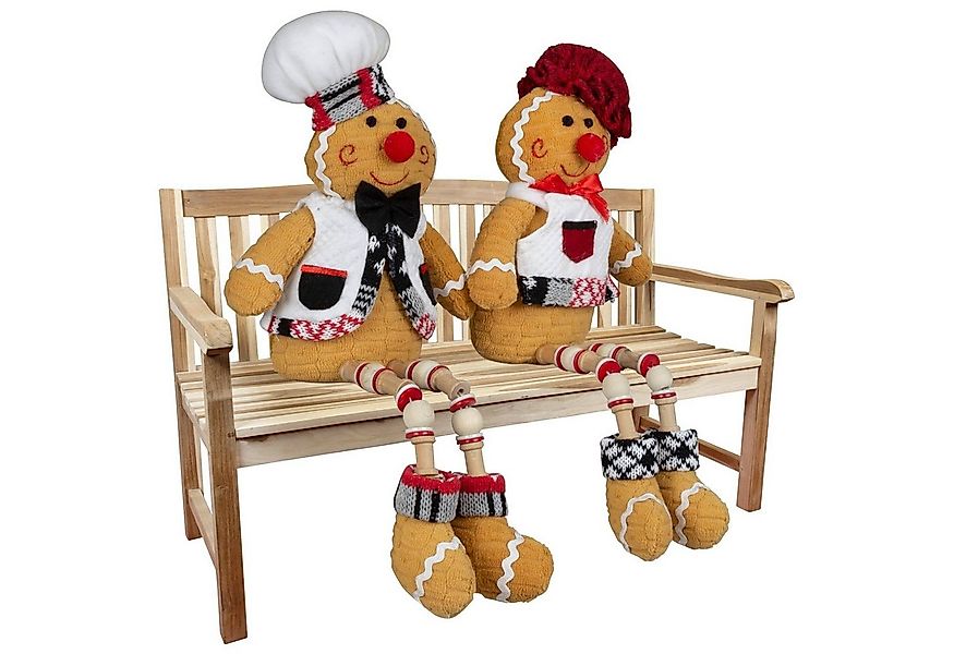 Christmas Paradise Weihnachtsfigur Lebkuchenmann 18cm (36cm) Kantenhocker, günstig online kaufen