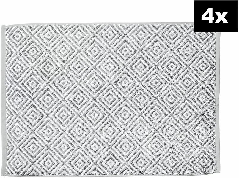 done. Badematte "DAILY SHAPES Diamond 4er-Set" Höhe 5 mm fußbodenheizungsge günstig online kaufen