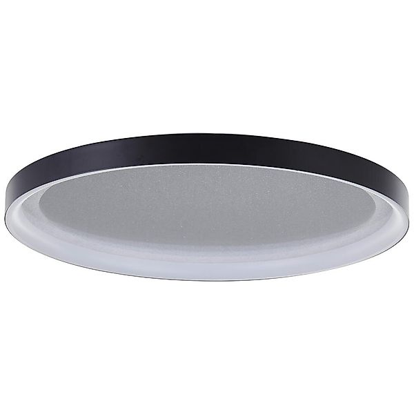 LED Deckenleuchte Quito in Schwarz 30W 3800lm 420mm günstig online kaufen