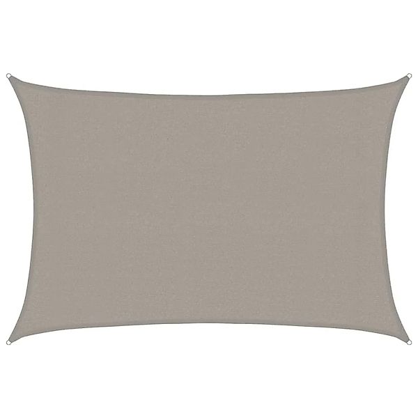 vidaXL Sonnensegel 160 g/m² Rechteckig Hellgrau 3x5 m HDPE 4001986 günstig online kaufen